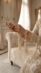Mother - of - Pearl Mini Kaleeray | Made - on - order - Touch Of Elegance