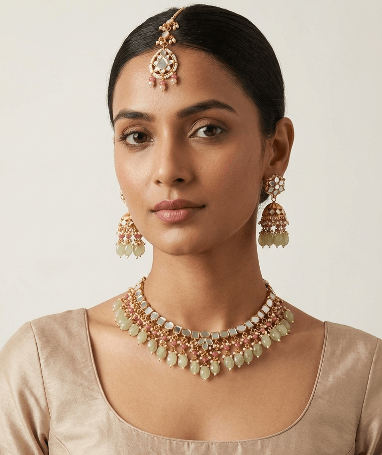 Mother - of - Pearl Set | Made - on - order - Touch Of Elegance