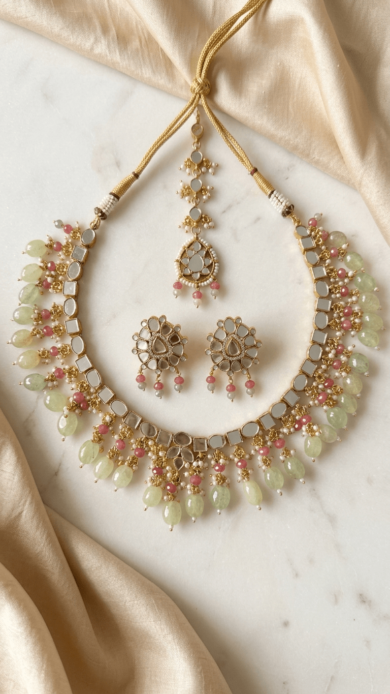 Mother - of - Pearl Set | Made - on - order - Touch Of Elegance