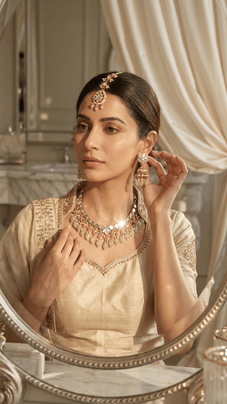 Mother - of - Pearl Set | Made - on - order - Touch Of Elegance