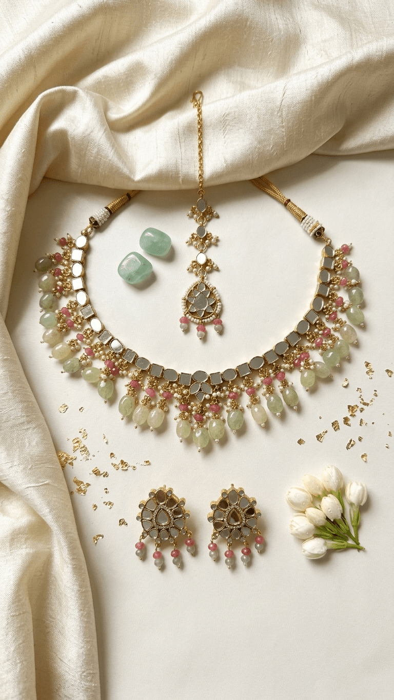 Mother - of - Pearl Set | Made - on - order - Touch Of Elegance