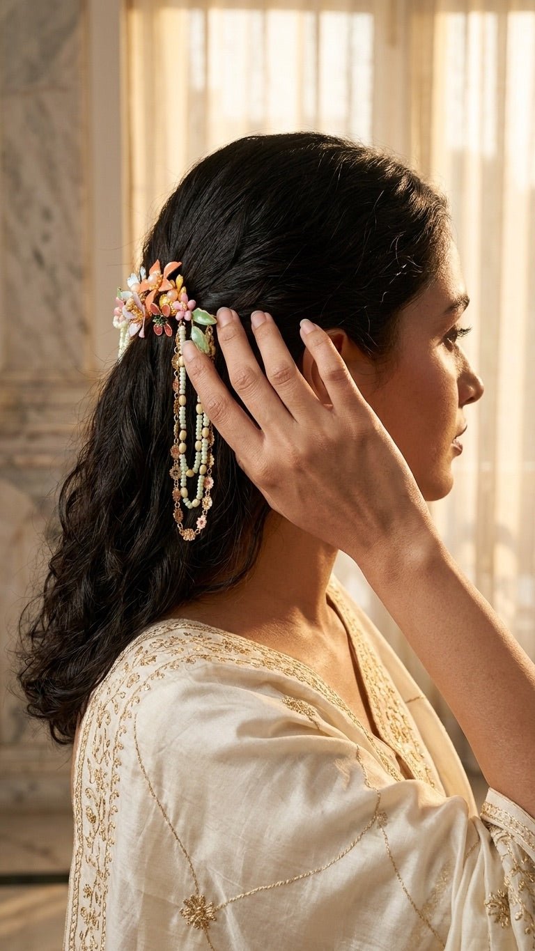 Multi Petal Hairpiece | Ready-to-ship - Touch Of Elegance