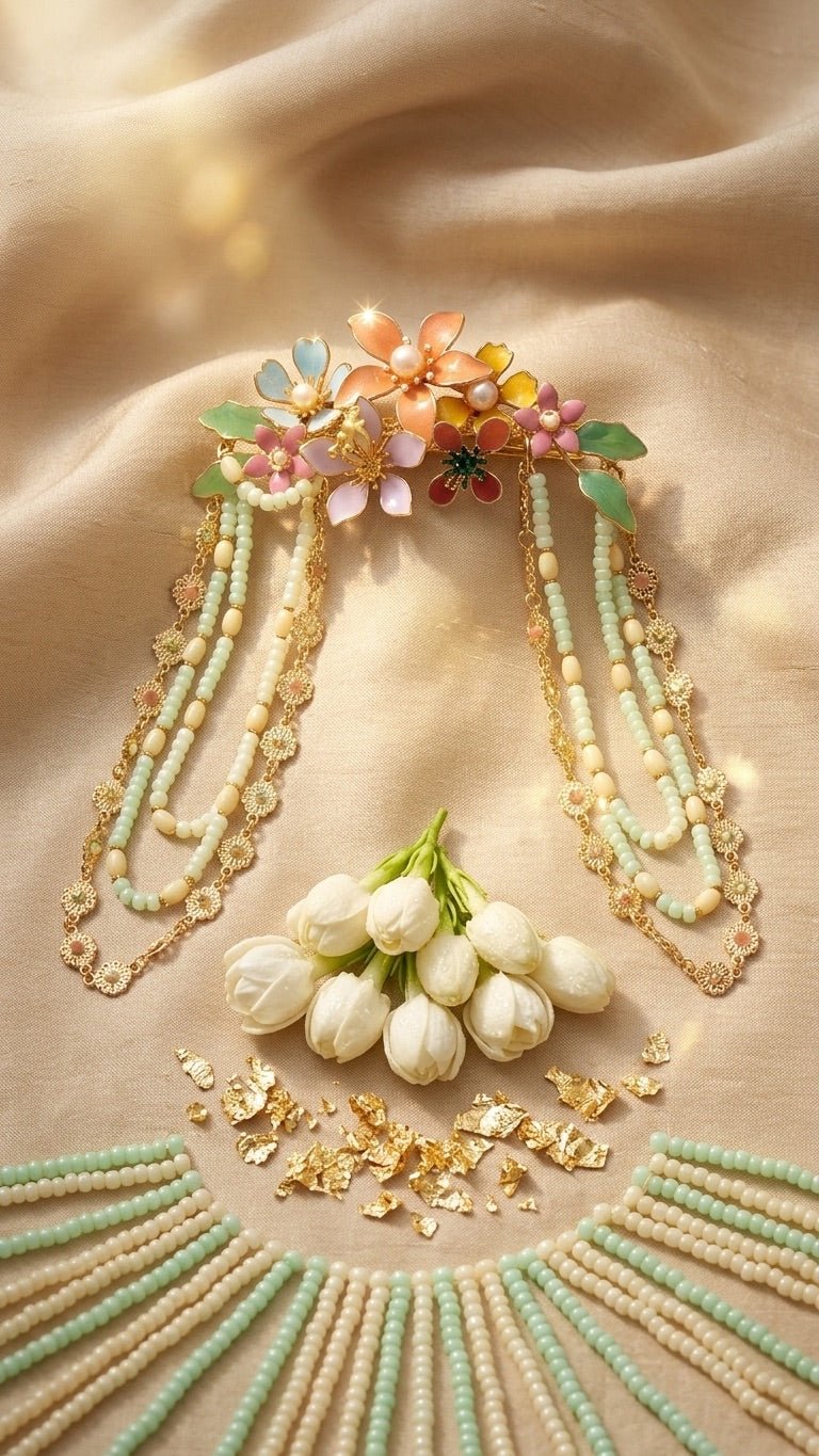 Multi Petal Hairpiece | Ready-to-ship - Touch Of Elegance