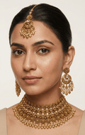 Naila Gold Set | Ready - to - ship - Touch Of Elegance