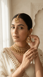 Naila Gold Set | Ready - to - ship - Touch Of Elegance