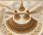 Naila Gold Set | Ready - to - ship - Touch Of Elegance