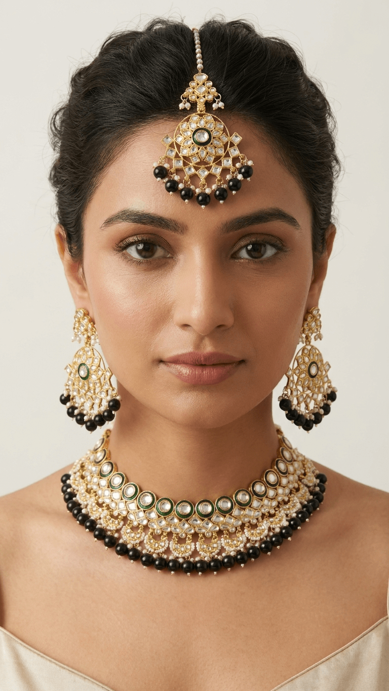 Naina Navy Set | Ready-to-ship - Touch Of Elegance