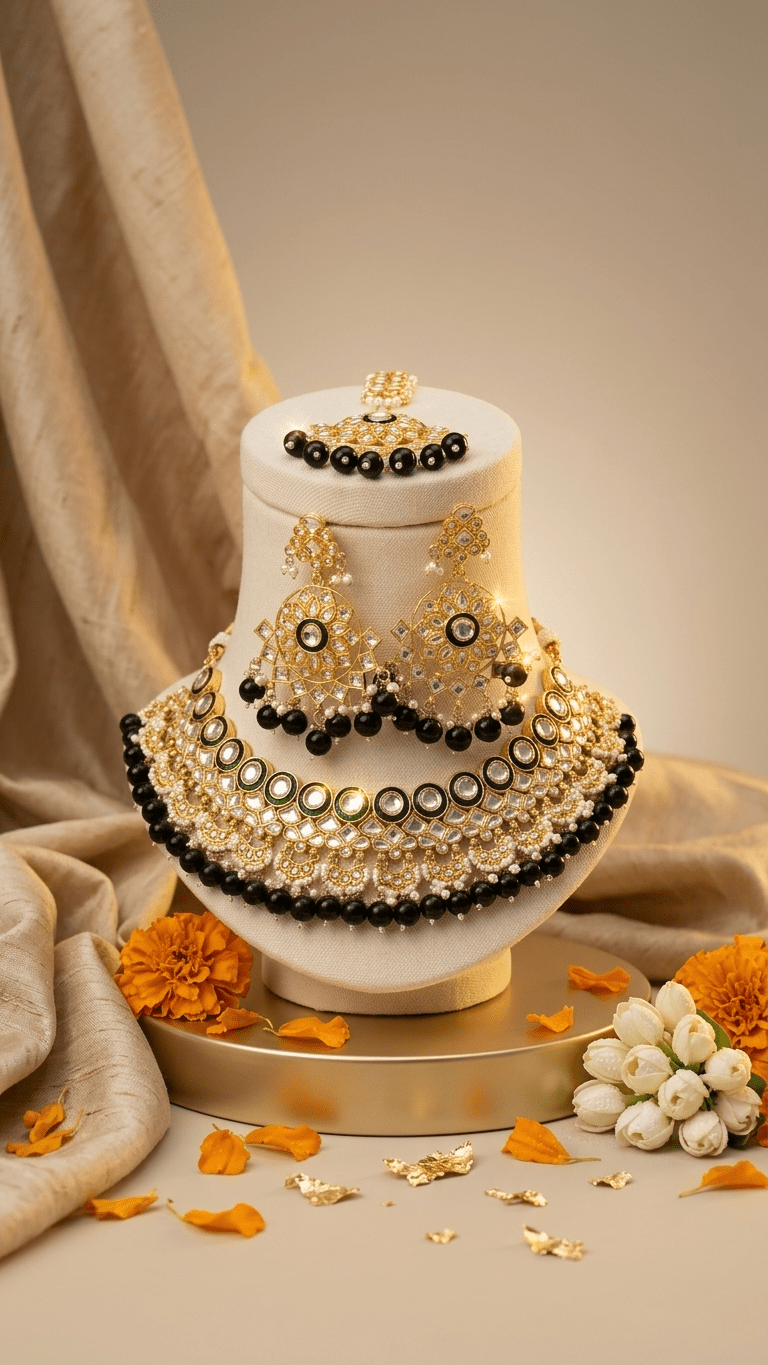Naina Navy Set | Ready-to-ship - Touch Of Elegance