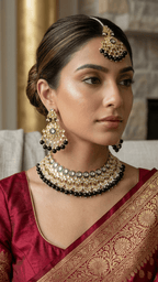 Naina Navy Set | Ready-to-ship - Touch Of Elegance