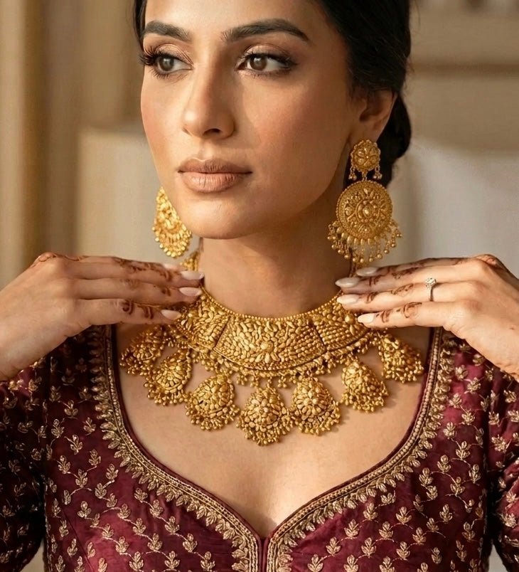 Naiya Gold Set | Ready-to-ship - Touch Of Elegance