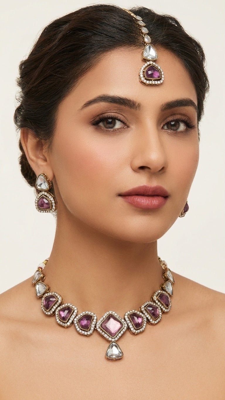 Nina Purple Set | Ready-to-ship - Touch Of Elegance