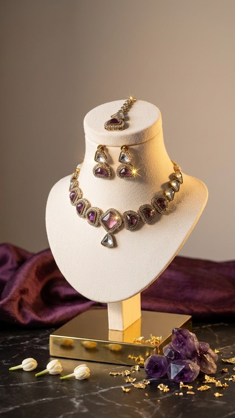 Nina Purple Set | Ready-to-ship - Touch Of Elegance