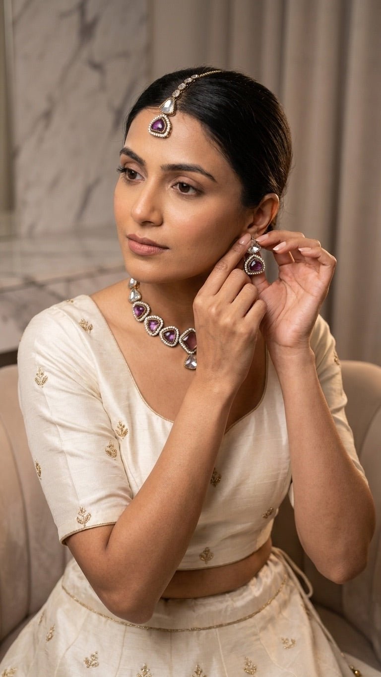 Nina Purple Set | Ready-to-ship - Touch Of Elegance