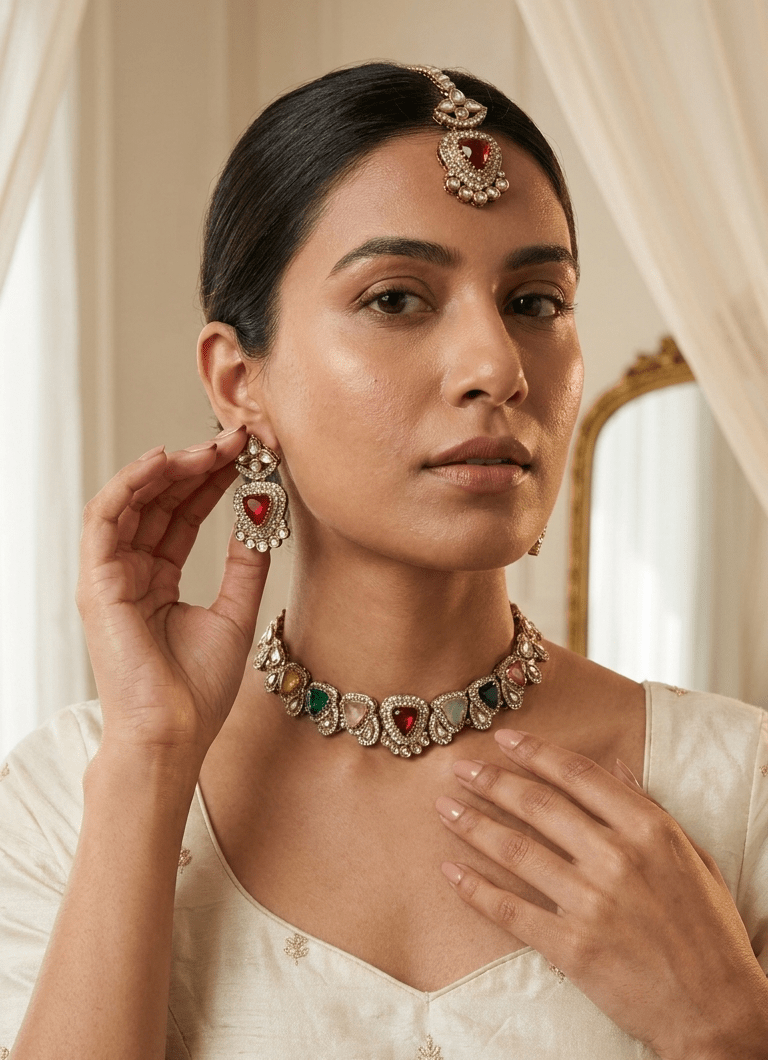 Nyra Gem Set | Ready - to - ship - Touch Of Elegance