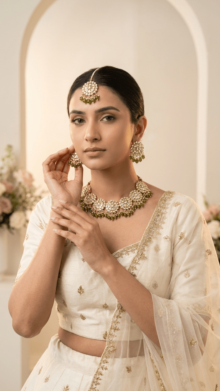 Olive Roman Pearl Set | Ready-to-ship - Touch Of Elegance