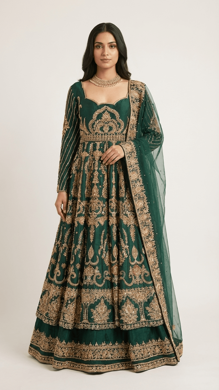 Orchid Anarkali Lehenga - Touch Of Elegance