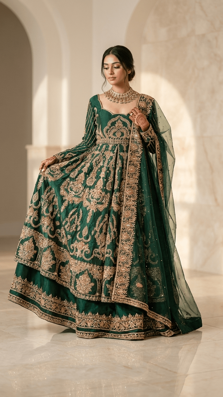 Orchid Anarkali Lehenga - Touch Of Elegance