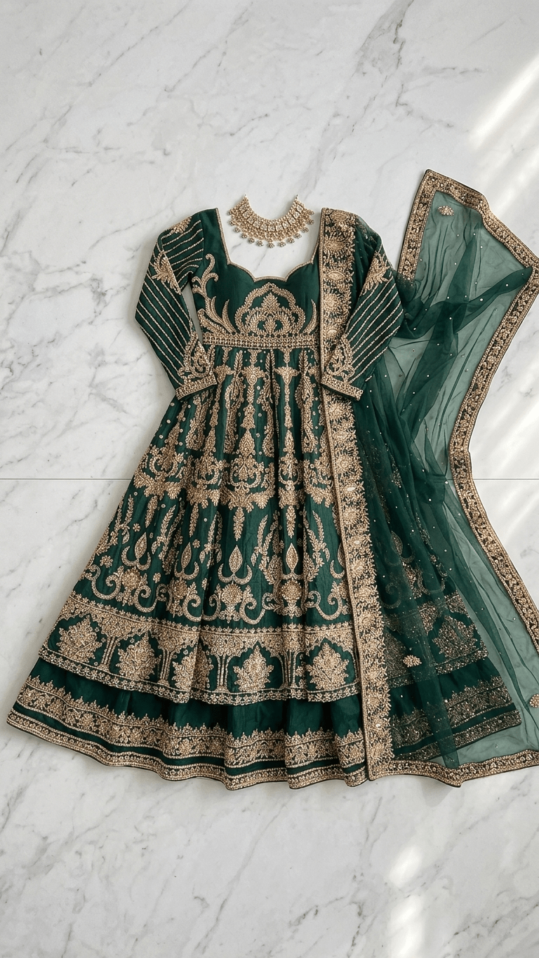 Orchid Anarkali Lehenga - Touch Of Elegance