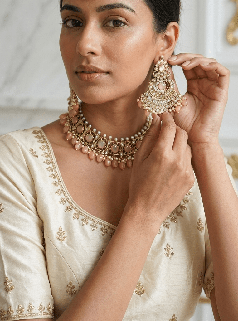 Peach Prague Set | Ready - to - ship - Touch Of Elegance