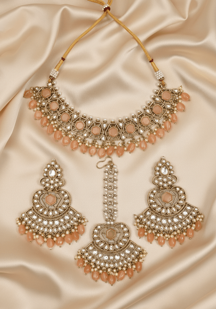 Peach Prague Set | Ready - to - ship - Touch Of Elegance