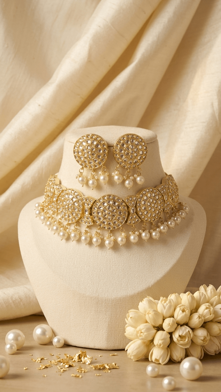 Pia Roman Pearl Set | Ready-to-ship - Touch Of Elegance