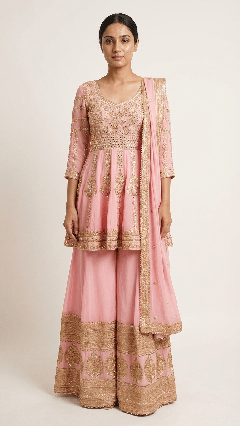 Pink Peony Suit | Made - on - order - Touch Of Elegance