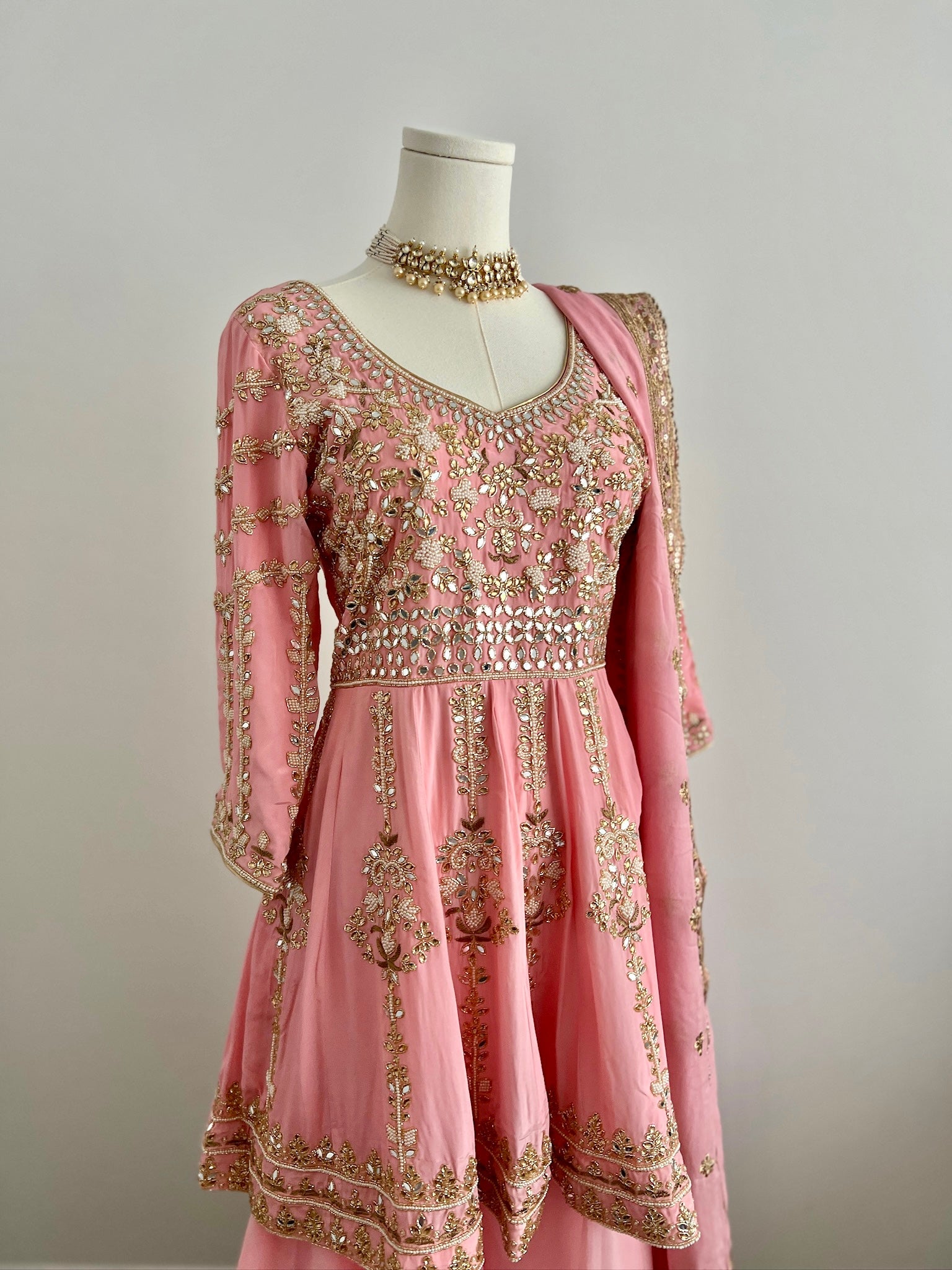 Pink Peony Suit | Made - on - order - Touch Of Elegance