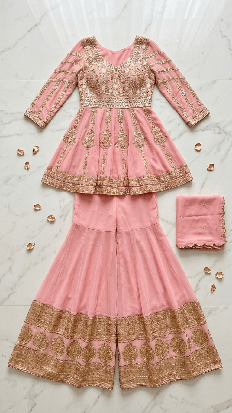 Pink Peony Suit | Made - on - order - Touch Of Elegance
