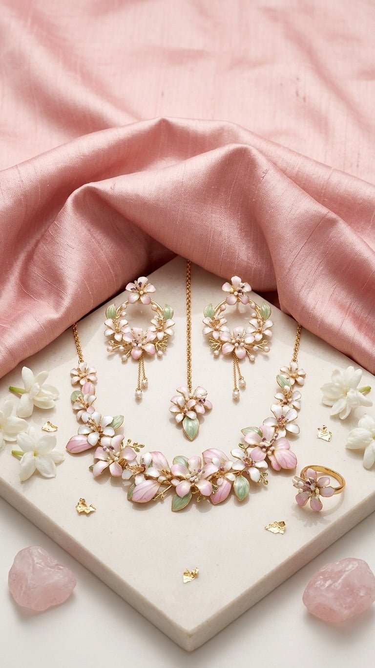 Pink Petal Set | Ready-to-ship - Touch Of Elegance