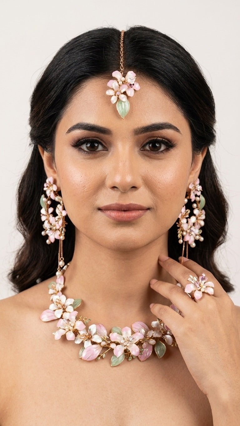 Pink Petal Set | Ready-to-ship - Touch Of Elegance