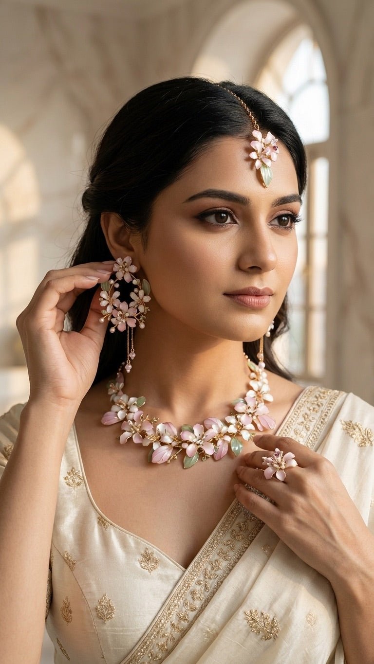 Pink Petal Set | Ready-to-ship - Touch Of Elegance