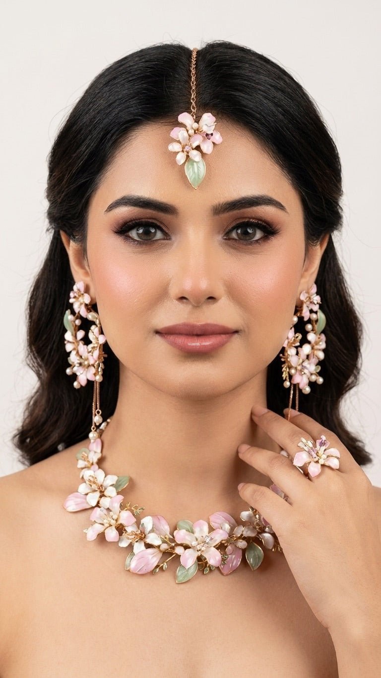 Pink Petal Set | Ready-to-ship - Touch Of Elegance