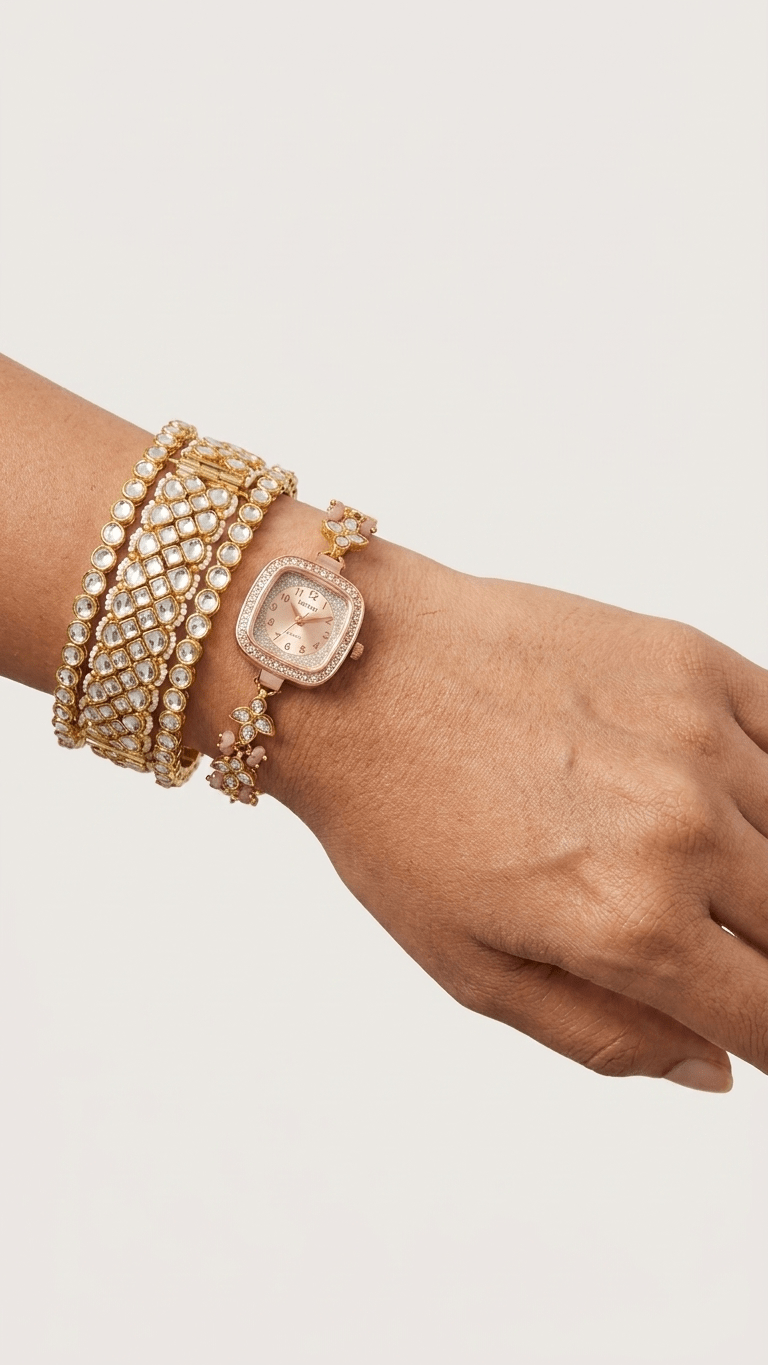Piya Gold - plated Watch | Ready - to - Ship - Touch Of Elegance