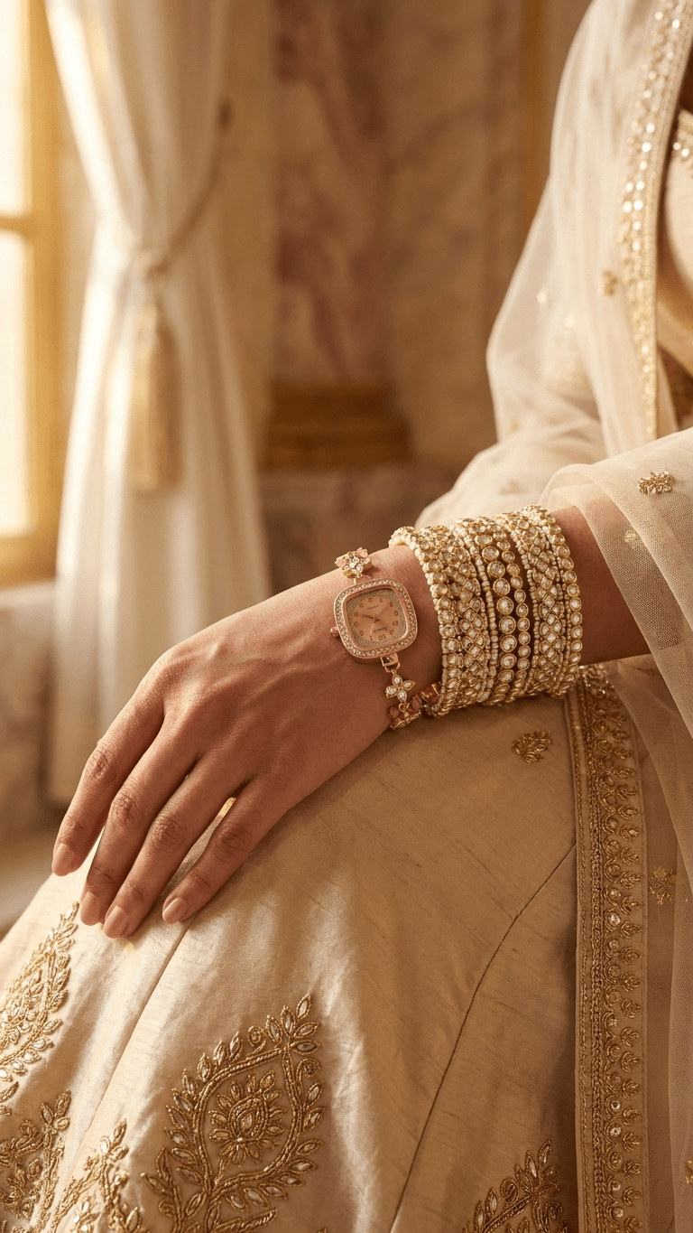 Piya Gold - plated Watch | Ready - to - Ship - Touch Of Elegance