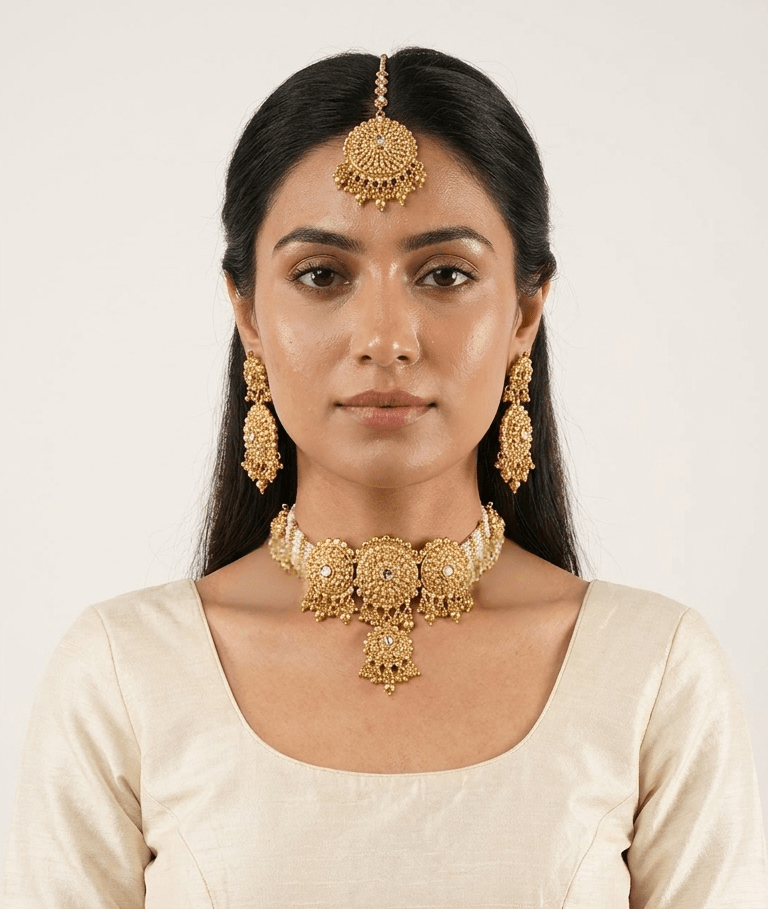 Piya Gold Set | Made - on - order - Touch Of Elegance