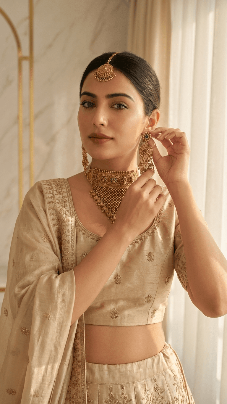 Piya Gold Set | Ready-to-ship - Touch Of Elegance
