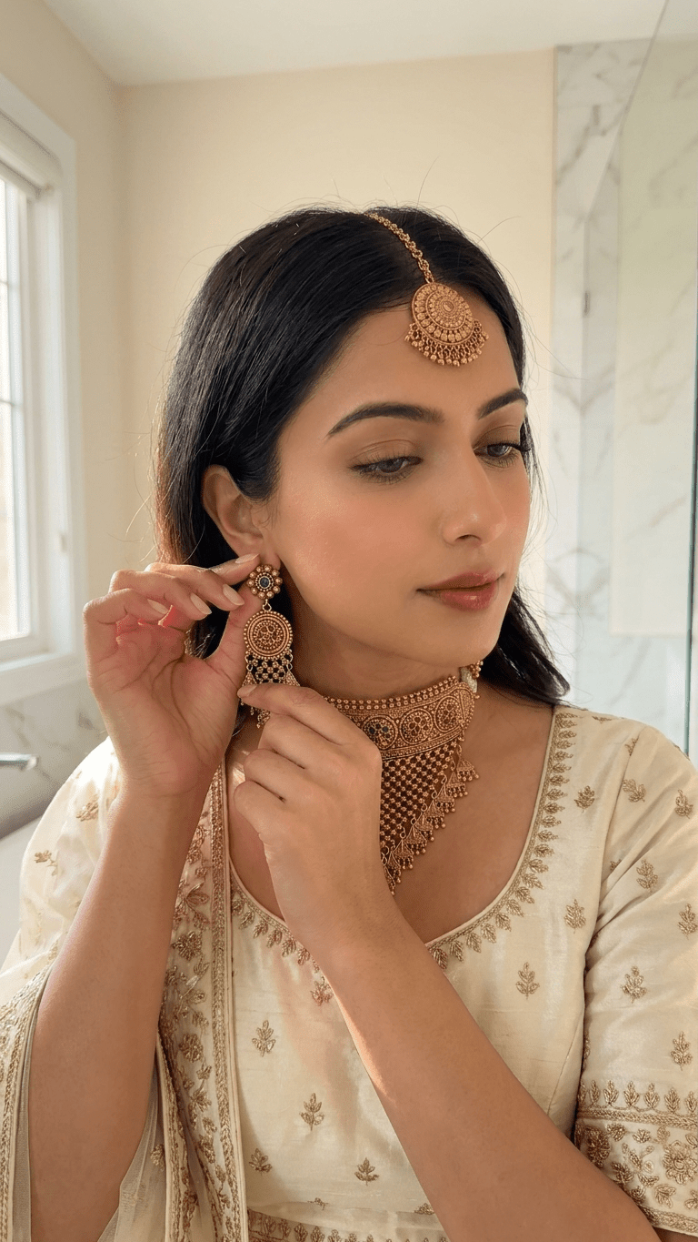Piya Gold Set | Ready-to-ship - Touch Of Elegance