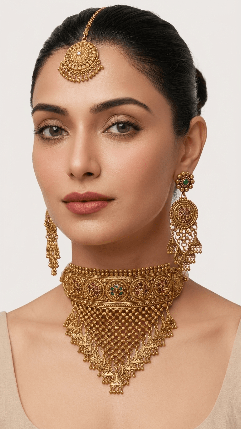 Piya Gold Set | Ready-to-ship - Touch Of Elegance