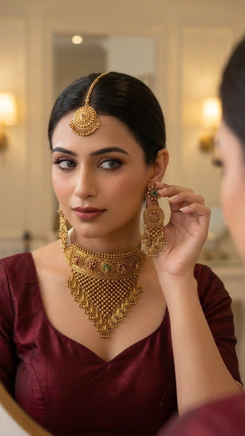 Piya Gold Set | Ready-to-ship - Touch Of Elegance