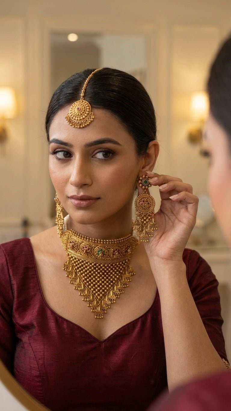 Piya Gold Set | Ready-to-ship - Touch Of Elegance