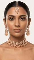Piya Peach Set | Ready-to-ship - Touch Of Elegance