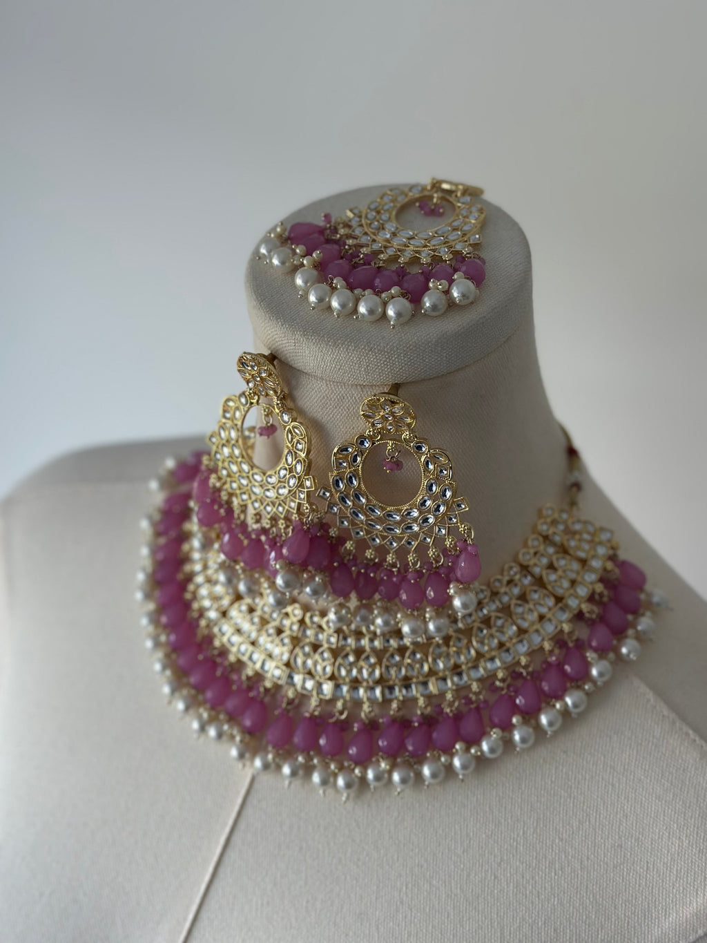 Piyali Purple Set (4-pc) | Ready-to-ship - Touch Of Elegance