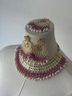 Piyali Purple Set (4-pc) | Ready-to-ship - Touch Of Elegance
