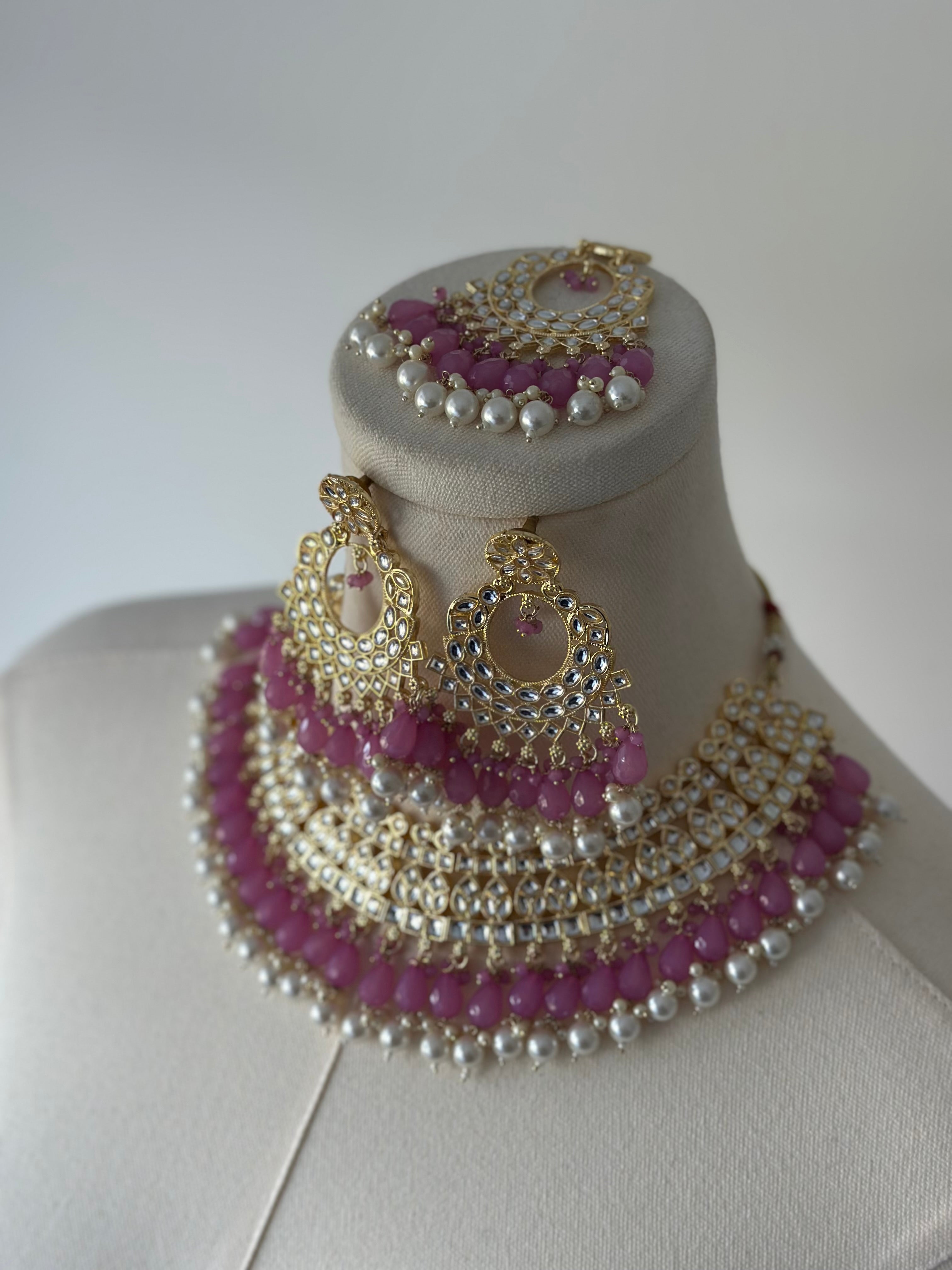 Piyali Purple Set (4-pc) | Ready-to-ship - Touch Of Elegance