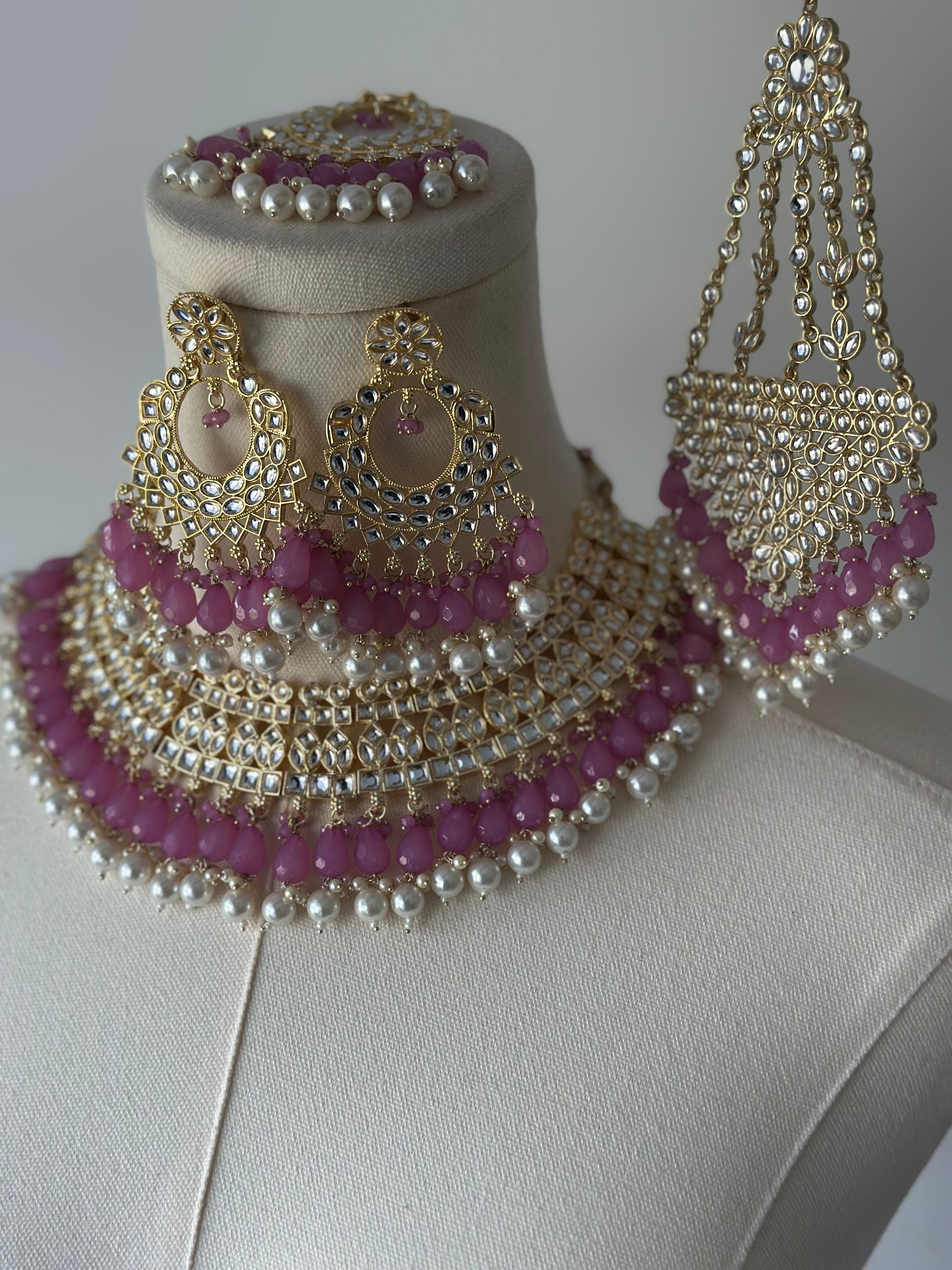 Piyali Purple Set (4-pc) | Ready-to-ship - Touch Of Elegance