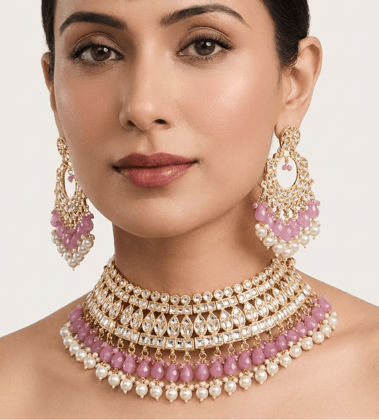 Piyali Purple Set (4-pc) | Ready-to-ship - Touch Of Elegance