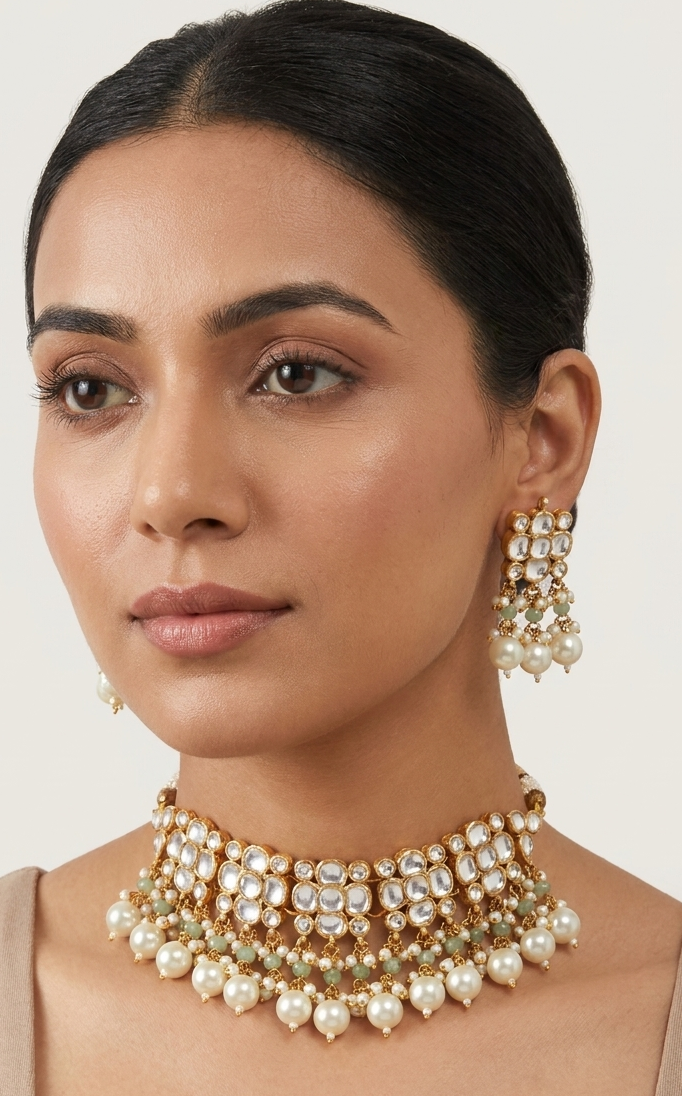 Lily Kundan Set | Made-on-order