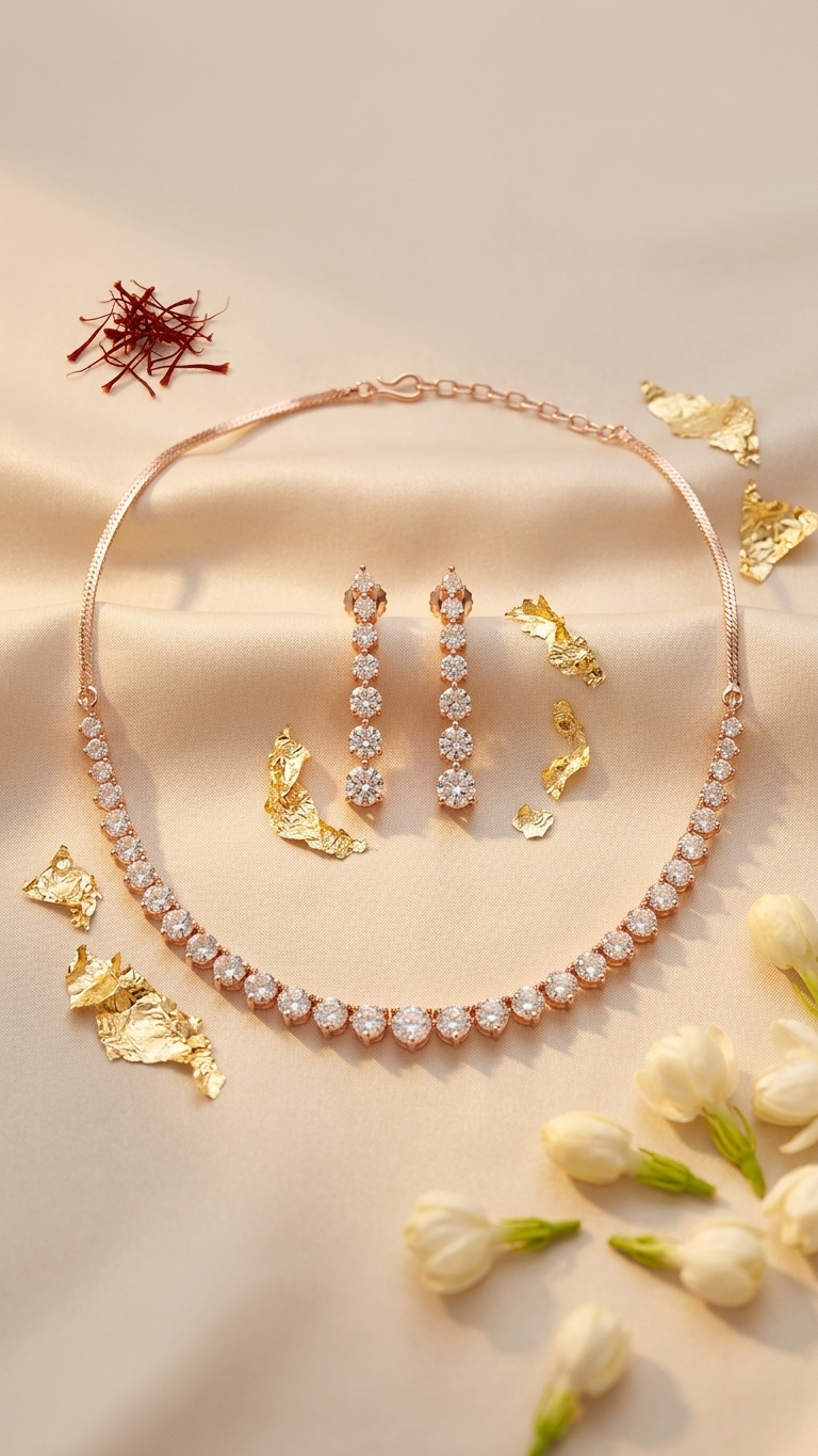 Amaya American Diamond Set | Ready-to-ship