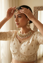 Lotus Kundan Set | Ready-to-ship