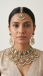 Mehal Emerald Set | Ready-to-ship